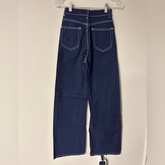 H&M Blue Straight Leg Carpenter Jeans - Picture 3 of 4